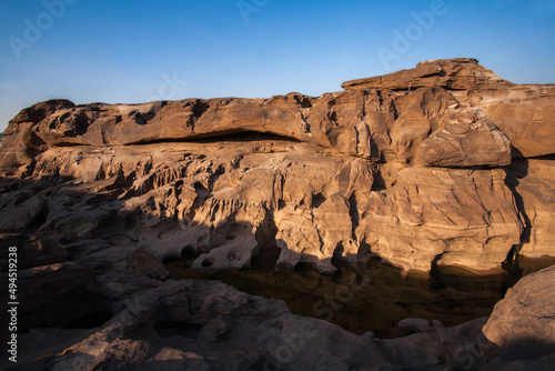 Sam Phan Bok or 3000 Boke, is known as the 'Grand Canyon of Thailand' in Ubon Ratchathani Province