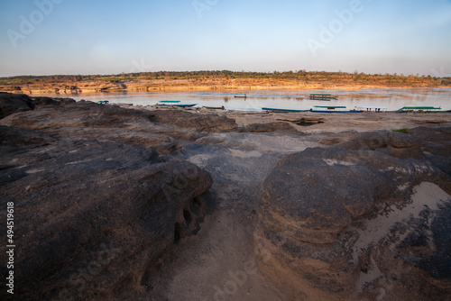 Sam Phan Bok or 3000 Boke, is known as the 'Grand Canyon of Thailand' in Ubon Ratchathani Province