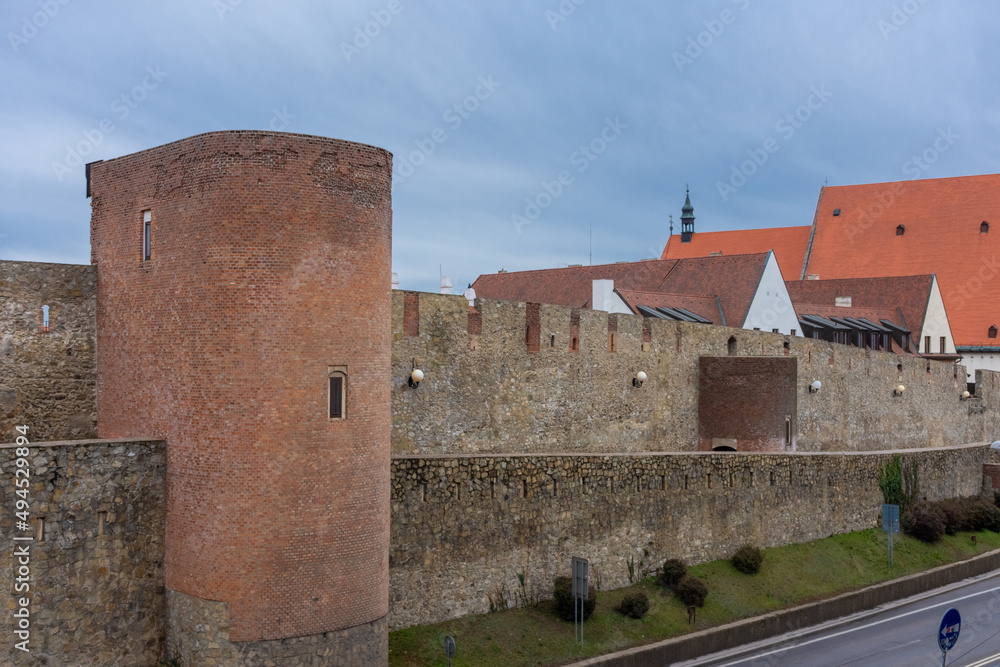 City walls of Bratislava in Slovakia City walls of Bratislava in Slovakia