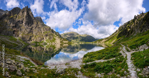 Czarny Staw lake in Tatra mountains, Poland