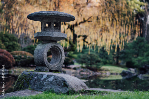 japanese garden rock sculpture