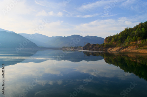 Scenic view from Mjosa, Norway photo