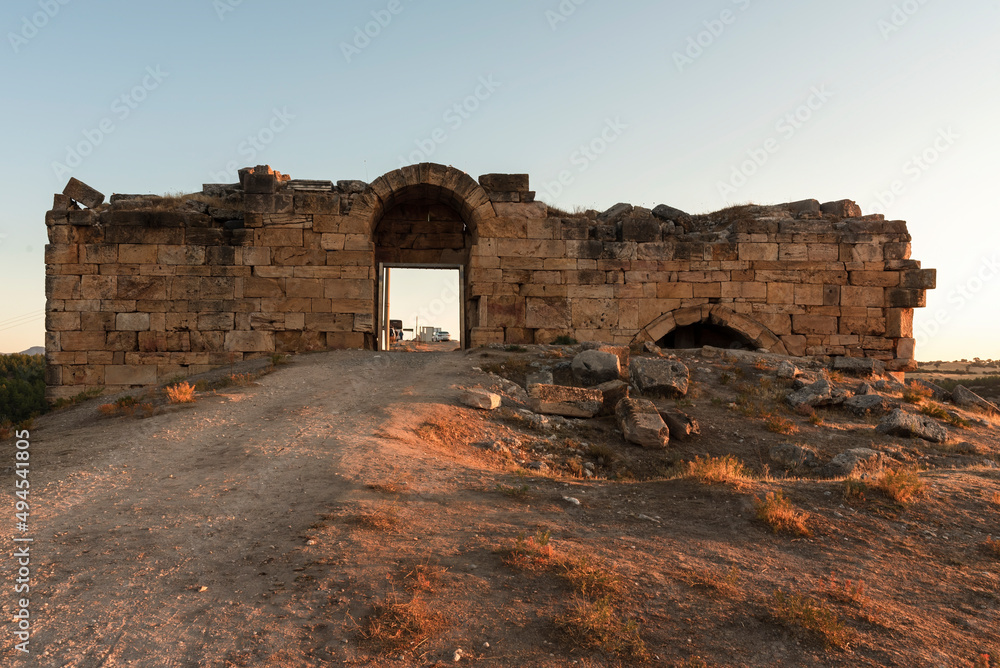 Blaundus Ancient City, ruins, arches, stones
