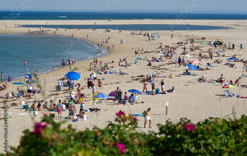 Crowded Beach at Chatham, Cape Cod © Christopher Seufert 