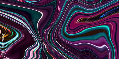 Abstract bright colorful multicolor marble background made with watercolor painting. Abstract background of colorful liquid liner with multicolor wave shapes of liquid acrylic.