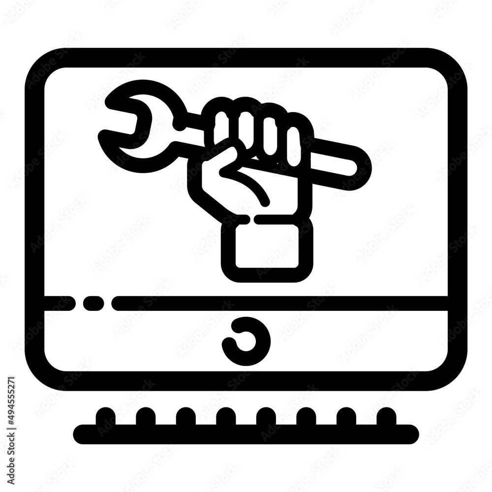 Flat Icon Isolated On White Background Flat Icon Isolated On White Background