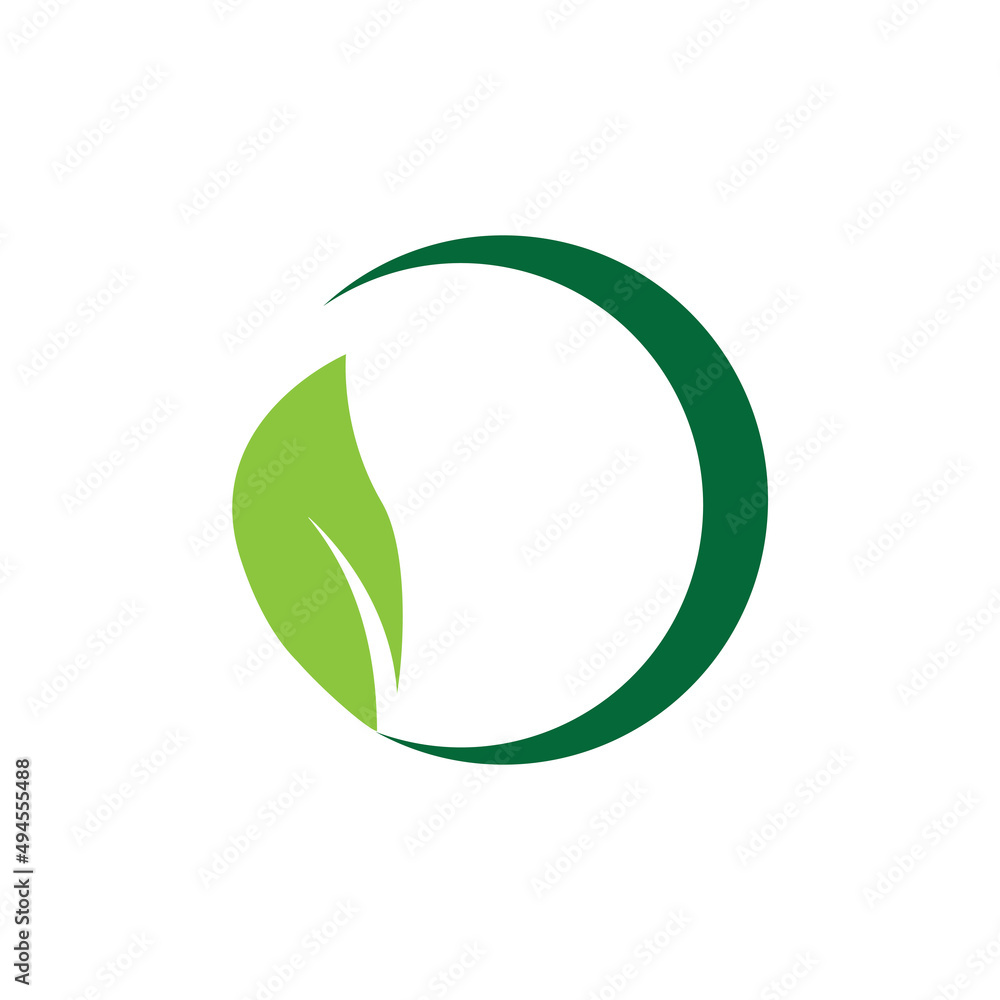 leaf logo vector template ilustration and icon design leaf logo vector template ilustration and icon design