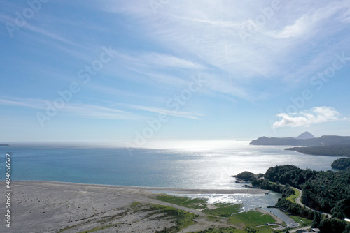 Vista desde la costanera de Chaitén