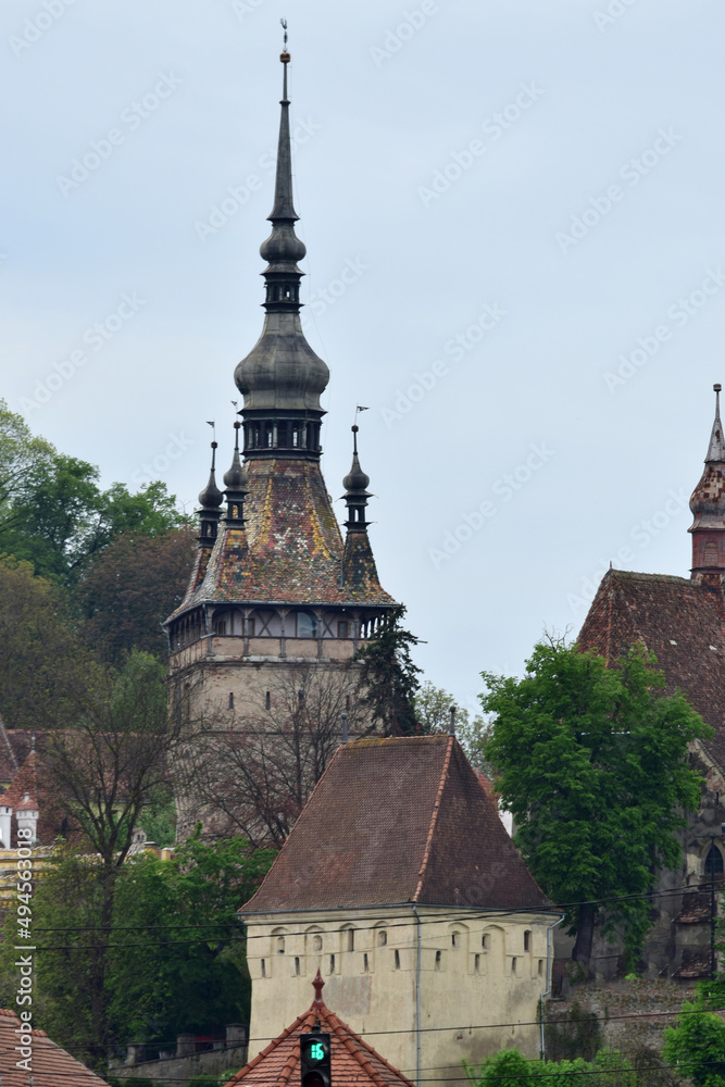 The clock tower in the citadel of Sighisoara 98