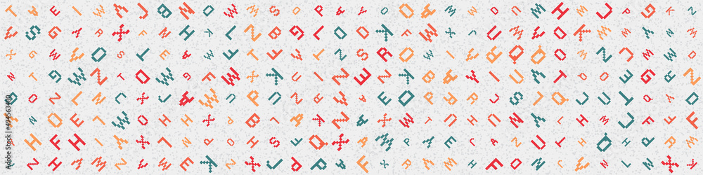 Abstract Geometric Pattern generative computational art illustration Abstract Geometric Pattern generative computational art illustration