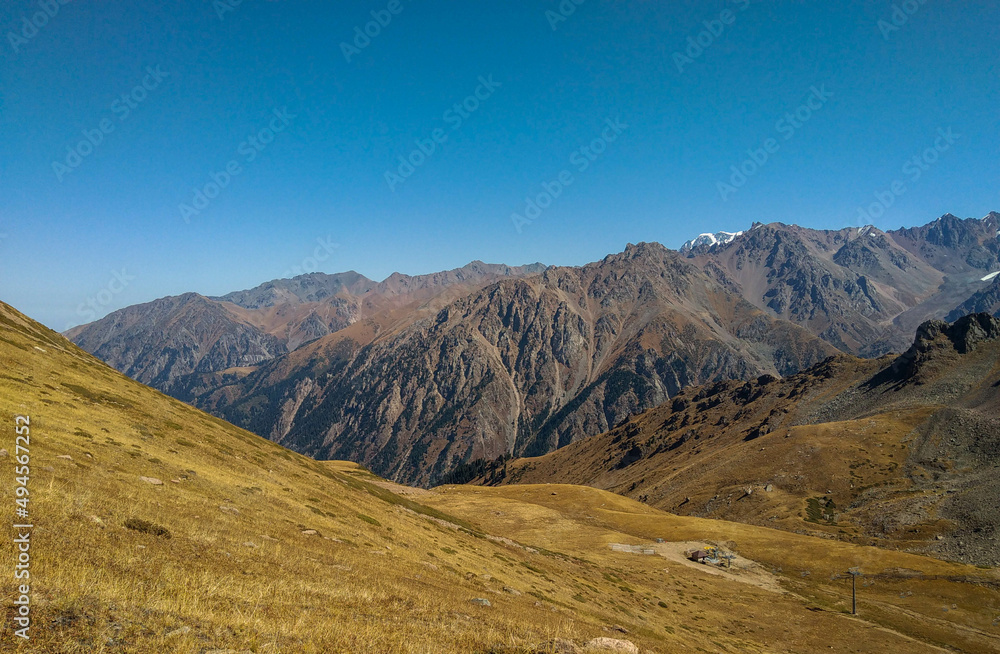 Kazakhstan. Northern Tien Shan. photograph of mountain ranges in general