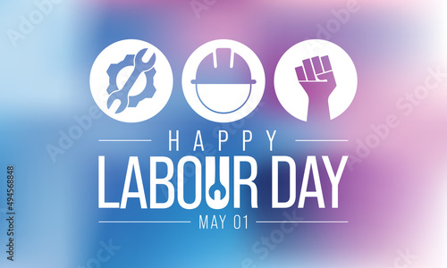 Labour day is observed every year on May 1st, it is an annual holiday to celebrate the achievements of workers. Vector illustration