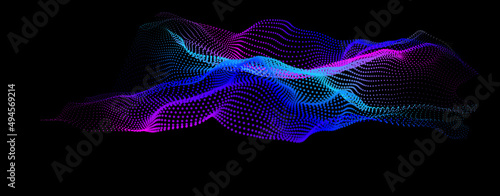 Node waveform topology. Infinity hud big data vibrate.