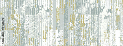 Rustic  linen,  washed coat surface tile jacquard, floral, line, geometric texture digital printing pattern design. Yarns for sports style. Vector fabric seamless Abstract natural textured for floors