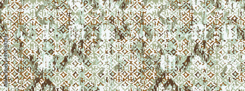 Rustic  linen,  washed coat surface tile jacquard, floral, line, geometric texture digital printing pattern design. Yarns for sports style. Vector fabric seamless Abstract natural textured for floors