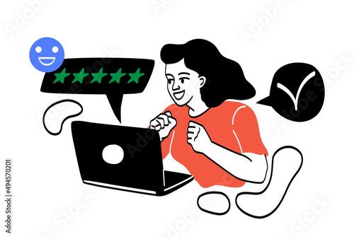 People passing online test