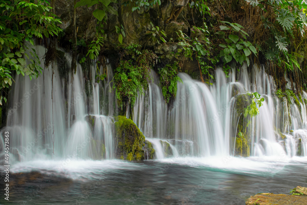 La cascada de seda, Veracruz, México
