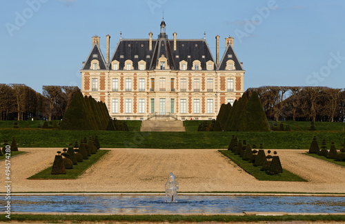 Sceaux castle - grand country house in Sceaux, Hauts-de-Seine, not far from Paris, France. photo
