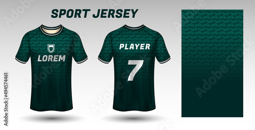 sport jersey design fabric textile template