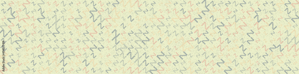 Naklejka premium Abstract Geometric Pattern generative computational art illustration