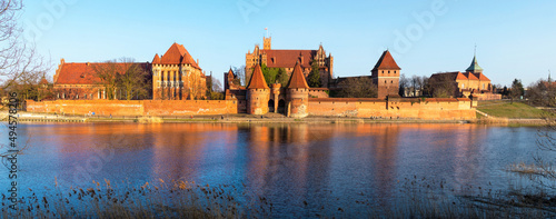 Malbork Castle, capital of the Teutonic Order in Poland 