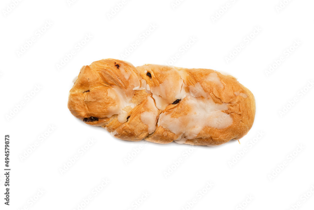 Covered with sweet icing bun Covered with sweet icing bun