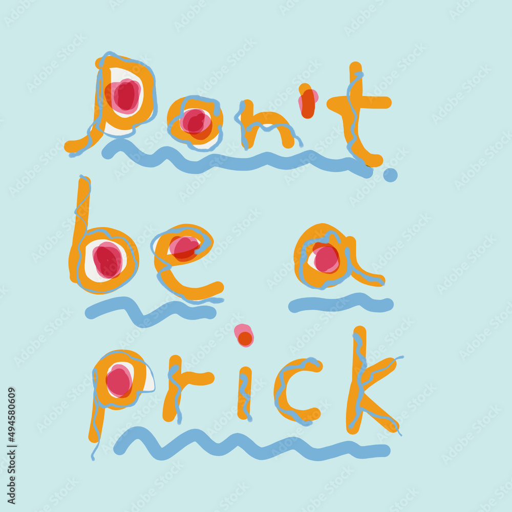 happy insult cart lettering illustration happy insult cart lettering illustration