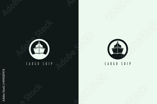Minimal Cargo  Ship logo, Sailboat logo