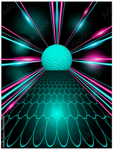 glow golf ball