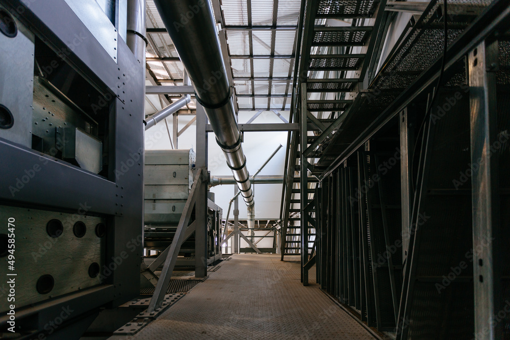Modern grain cleaning and separation equipment in milling factory Modern grain cleaning and separation equipment in milling factory