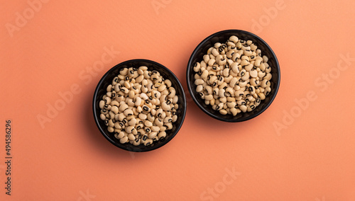 Fotografija Organic dried black-eyed beans - Vigna unguiculata