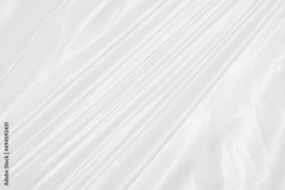 Obraz premium White fabric texture background. Soft image.