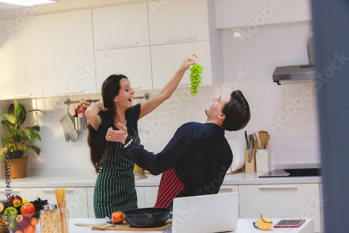 young couple person having ...