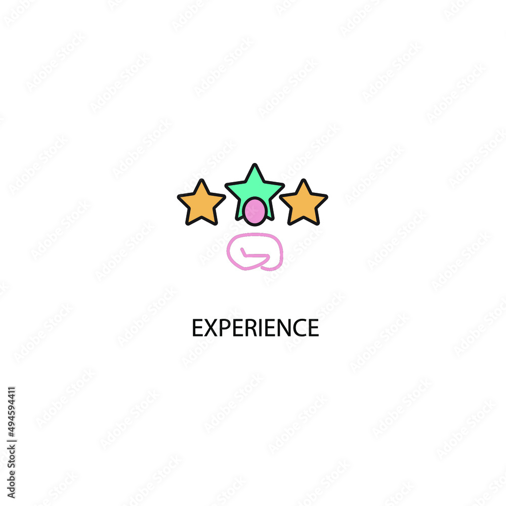 Obraz premium experience icons symbol vector elements for infographic web