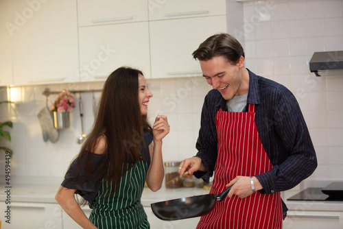 young couple person having ...