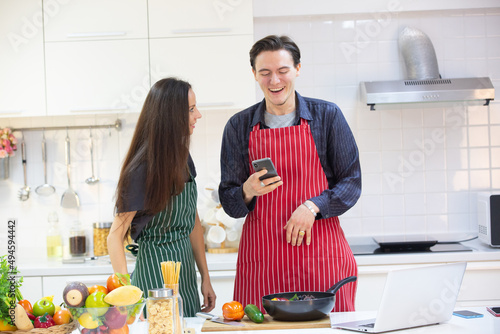 young couple person having ...