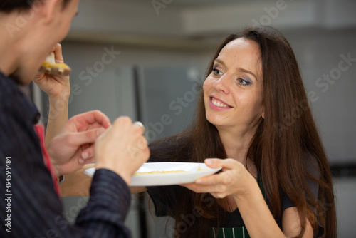 young couple person having ...