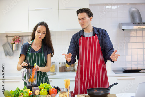 young couple person having ...