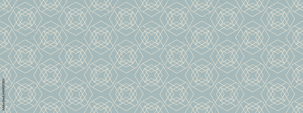 Seamless pattern with blue and white flowers Seamless pattern with blue and white flowers