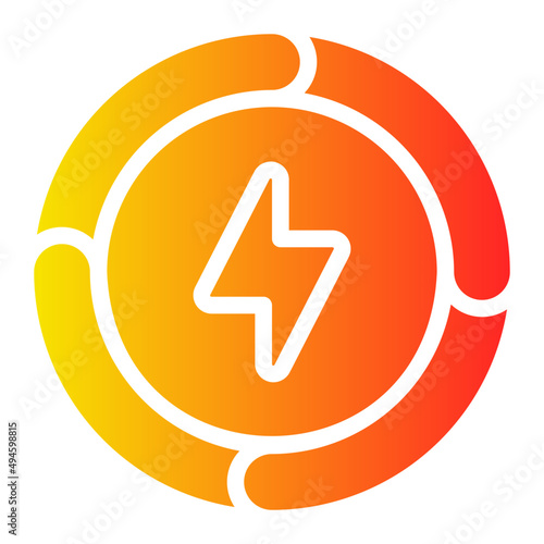 energy gradient icon