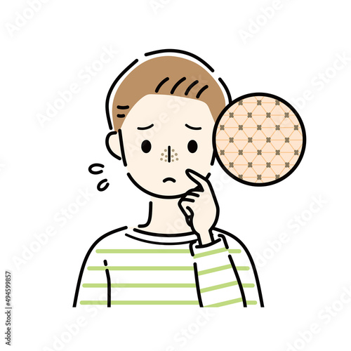 毛穴　鼻　男性