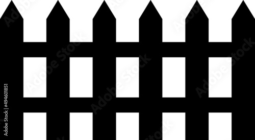 Fence icon. Icon Vector on white background..eps