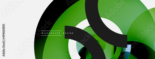 Circle abstract background. Vector illustration for wallpaper banner background card or landing page