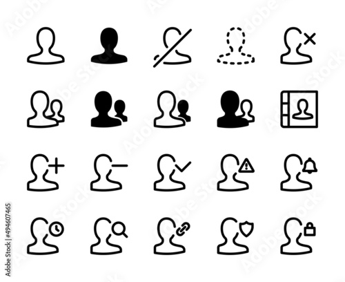 ユーザー 色々なUIアイコンセット