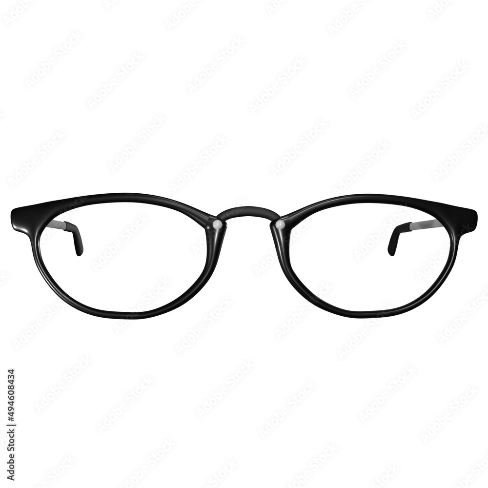 Fototapeta premium Wayfarer glasses with black frames