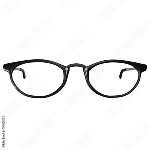 Wayfarer glasses with black frames