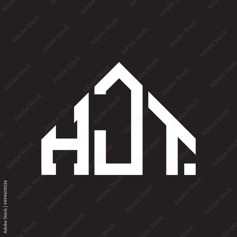 HJT letter logo design on Black background. HJT creative initials letter logo concept. HJT letter design. HJT letter logo design on Black background. HJT creative initials letter logo concept. HJT letter design.