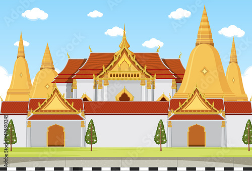 Wallpaper Mural Thailand iconic tourism attraction background Torontodigital.ca