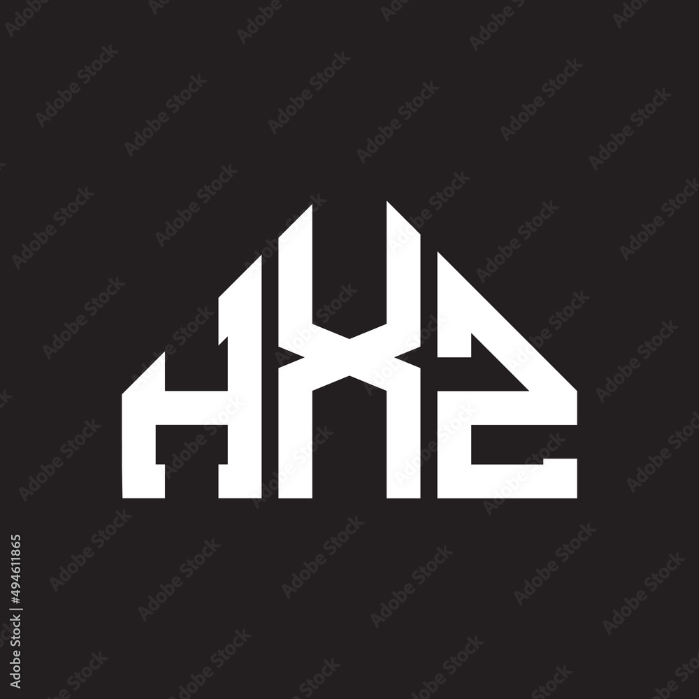 HHZ letter logo design on Black background. HHZ creative initials letter logo concept. HHZ letter design. HHZ letter logo design on Black background. HHZ creative initials letter logo concept. HHZ letter design.