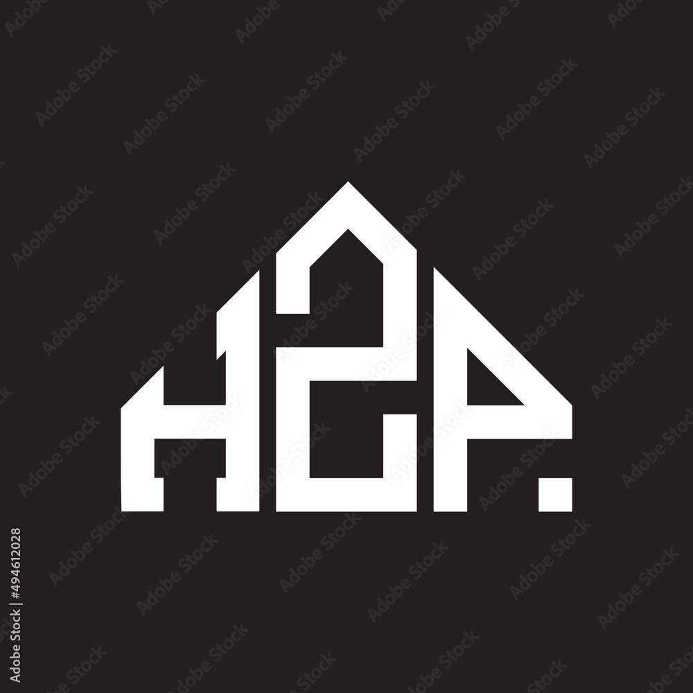 HZP letter logo design on Black background. HZP creative initials letter logo concept. HZP letter design. HZP letter logo design on Black background. HZP creative initials letter logo concept. HZP letter design.